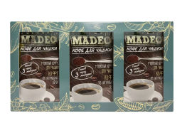 Подарочный набор Кофе для чашки №2 молотый кофе МАДЕО™ (21 шт х 0,010 кг)