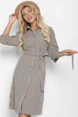 Платье Кэсси (клетка) П11219 - Lt collection фото 6