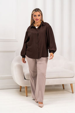 Брюки АБ-026н бежевый - Angelika фото 4