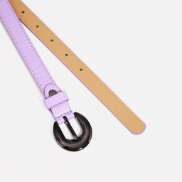 Ремень женский, ширина 2 см, винт, пряжка металл, цвет сиреневый - Simaland фото 2