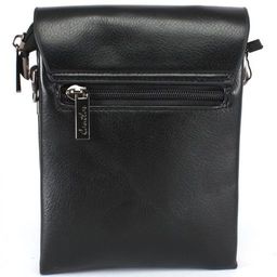 Cумка муж искусственная кожа Cantlor-L 876SS-5,  2отд,  2внеш/карм,  плечевой ремень,  черный SALE 227822
