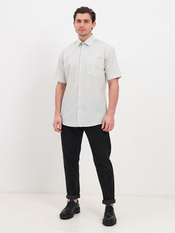 Сорочка мужская короткий рукав GREG 255/207/0222/1p STRETCH  фото 8