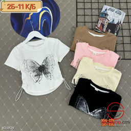 Футболка с рисунком бабочки