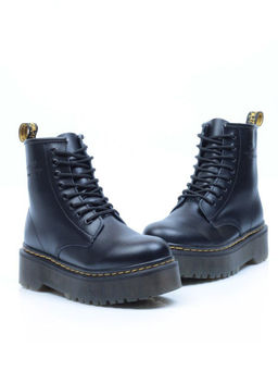 01-B6020-1 BLACK Ботинки демисезонные женские (натуральная кожа)