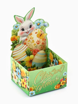 Цена за 5 шт. Подставка для пасхальных яиц Светлой Пасхи, 4.5?4?3 см