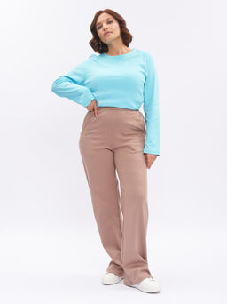 Брюки из трикотажа ZBB01902BRW19 - Артесса фото 4