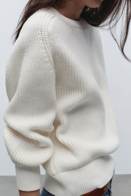 PURL KNIT SWEATER - Zara фото 3