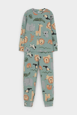 Crockid _ К 1552/холодная мята,веселый зоопарк пижама д/дет яс  фото 3