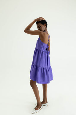 Ярко-голубое платье - Incity фото 2