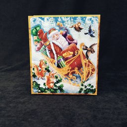 Новогодняя упаковка Книга со змейкой, Путешествие Деда Мороза 0,9 кг (картон) ПОД НФ-19433/18816