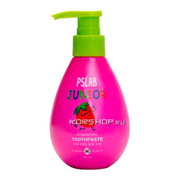 Детская зубная паста со вкусом клубники Junior Pslab, Корея, 200 мл Акция