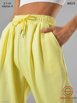 Женские штаны спортивные, широкие, оверсайз. Брюки-Алладины - Bruno фото 4