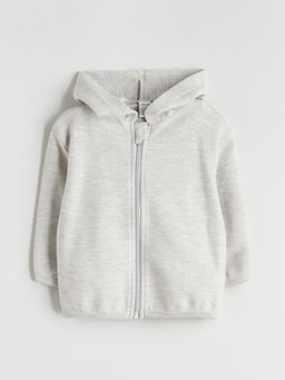 Erkek Bebek Fermuarl? Sweatshirt