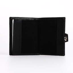 Портмоне мужское 3 в 1 на магните, для купюр, автодокументов и паспорта, цвет чёрный - Simaland фото 6