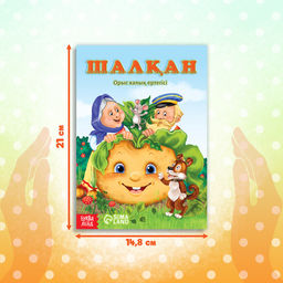 Сказка Репка, на казахском языке, 12 стр. - Буква-Ленд фото 2