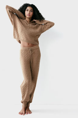 Jersey tipo polo en punto trenzado - H&m фото 2