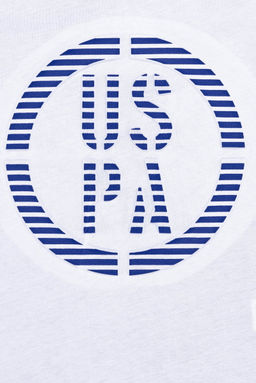 Детская белая футболка спортсмена Неожиданная скидка в корзине - U.s. polo assn фото 3