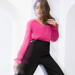 Блуза Принцесса из замка (яркая роза) - Charutti фото 4