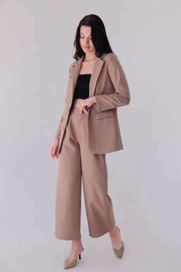 12394 Костюм брючный кофе