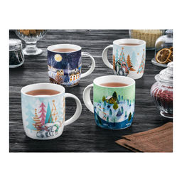 Кружка для чая и кофе Walmer Winter Day, 0.35 л, цвет голубой  фото 2