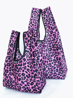 Мод.3, Сумка-майка Принт (SM3pr). Леопард фиолетовый