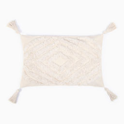 Наволочка декоративная Этель Бохо, 30х50 см, цвет молочный, 100% хлопок