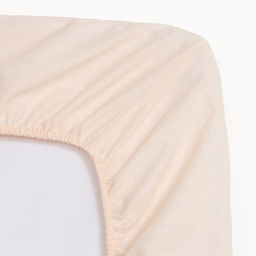 Простыня на резинке Этель 180х200х25, цвет молочный, 100% хлопок, бязь 125г/м2  фото 3