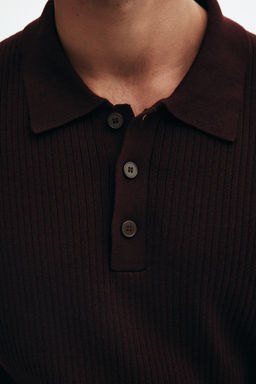 Polo en punto de canal? Slim Fit - H&m фото 4