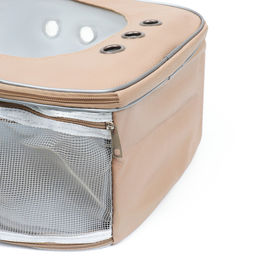 Рюкзак для переноски Котик, прозрачный, 32 х 21 х 35 см, бежевый - Пижон фото 9