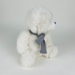 Мягкая игрушка Мишка белый в шарфе 25 см (арт. 1112/25) - Storyland фото 7