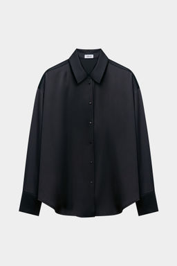 Рубашка из сатина прямого силуэта - Mollis фото 5