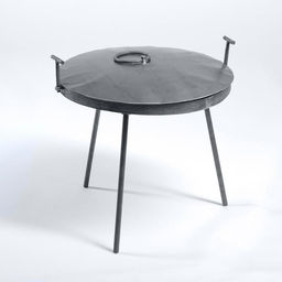 Сковорода садж сковорода Костер диаметр 45см, толщина стали 2 мм, 40 х 49 х 3 см