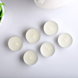 Набор свечей ароматических чайных «Жасмин», 3.8×1.6 см, 3.5 ч, 12 г, 6 шт.