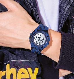 Часы наручные Skmei мужские электронные спортивные 1715blue-camo
