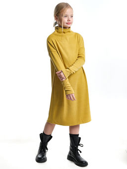 Платье для девочки UD 7849 горчичный - Mini maxi фото 13
