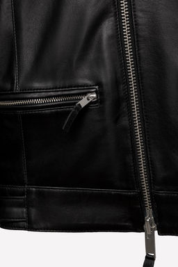 LEATHER BIKER JACKET LUDOVIC DE SAINT SERNIN x ZARA  фото 4