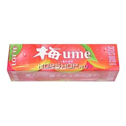Жевательная резинка Ume (японская слива) Lotte, Япония, 26 г