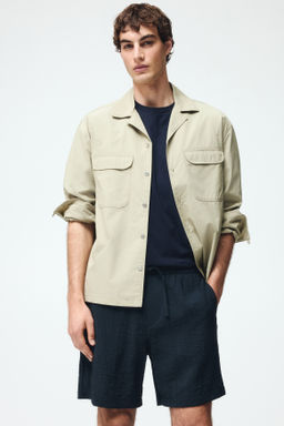 Pantal?n corto texturizado Relaxed Fit - H&m фото 5
