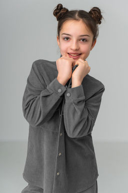 Вельветовый костюм для девочки Happyfox