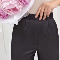 Брюки Деловые аккорды (антрацит) - Charutti фото 3