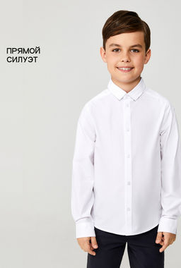 ACOOLA / Сорочка верхняя детская для мальчиков Tump белый  фото 8