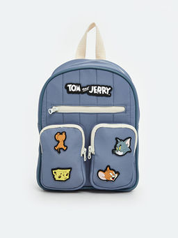 Tom ve Jerry Bask?l? Erkek ?ocuk Okul ?antas?