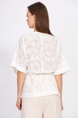 Блузка 2414 белый - Eola фото 5