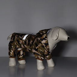 Комбинезон для собак, демисезонный с подкладом, размер 2XL (ДС 42, Ог 56 см), камуфляжный - Simaland фото 14