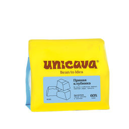 Пряная клубника, тёмный шоколад 60 %