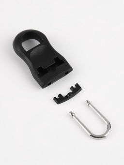 Пуллер для молнии, съёмный, 3.5×1.5 см, 10 шт., чёрный