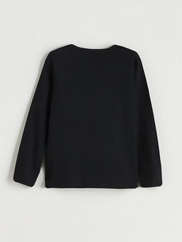 Bisiklet Yaka K?z ?ocuk Ti??rt