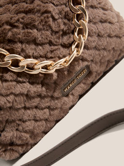 Женская сумка на плечо MARCO TOZZI Артикул 4654888, серо-коричневый - Armani exchange фото 2