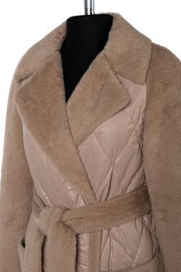 Пальто женское демисезонное (пояс) Утеплитель: Синтепон - El podio фото 10