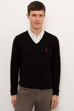 Erkek Siyah Basic Kazak - U.s. polo assn фото 6